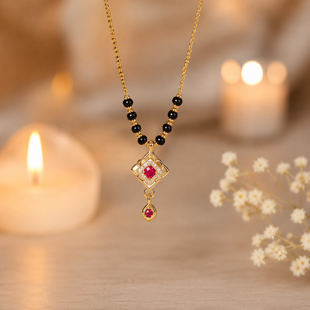 FLORAL SPARK MANGALSUTRA