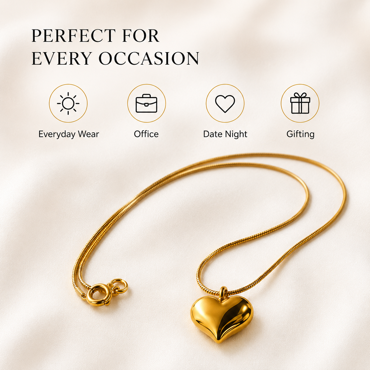 CELESTIA HEART NECKLACE