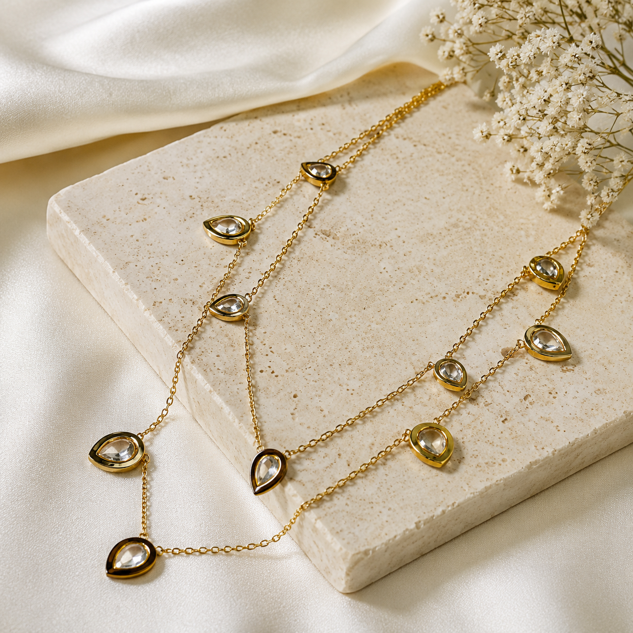 DROP SHAPE NECKLACE