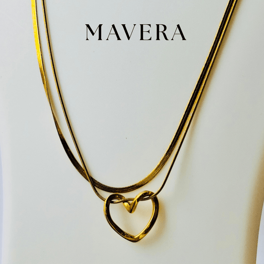 TWINS HEARTS NECKLACE
