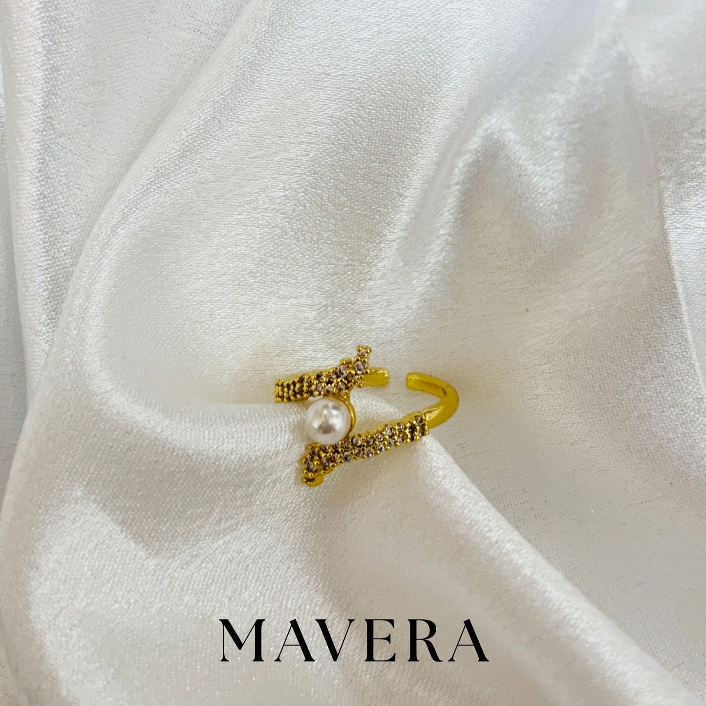 PEARL ADJUSTABLE RING