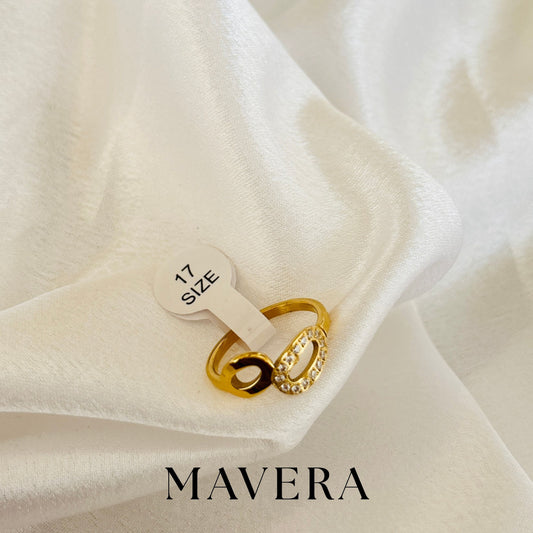 Golden Eclipse Ring