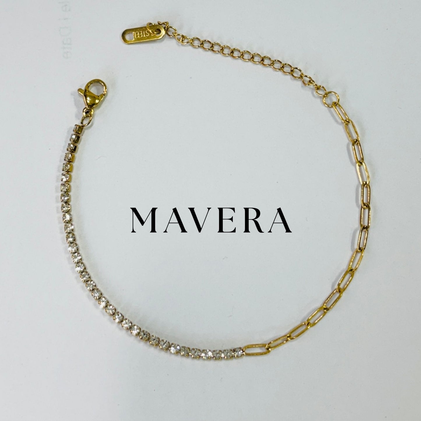 DIAMOND LINE CHAIN BRACELET