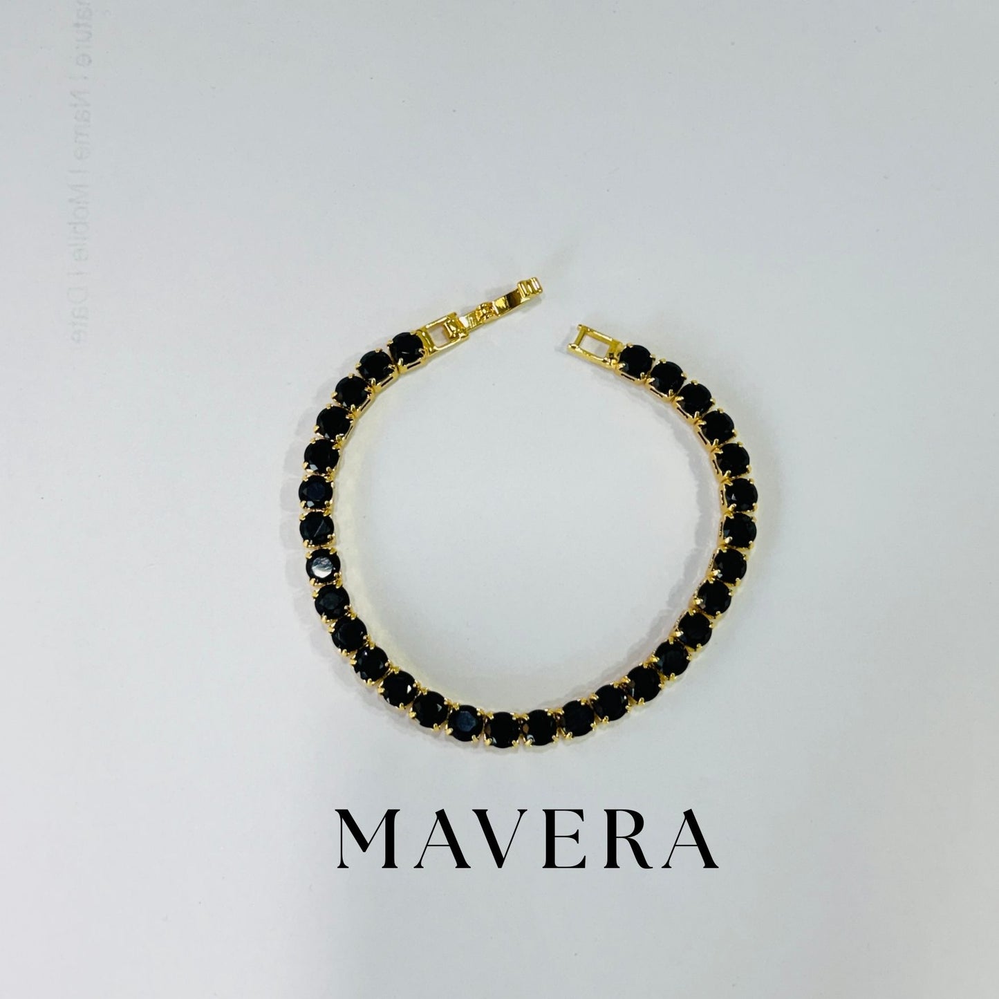 BLACK CHAIN BRACELET