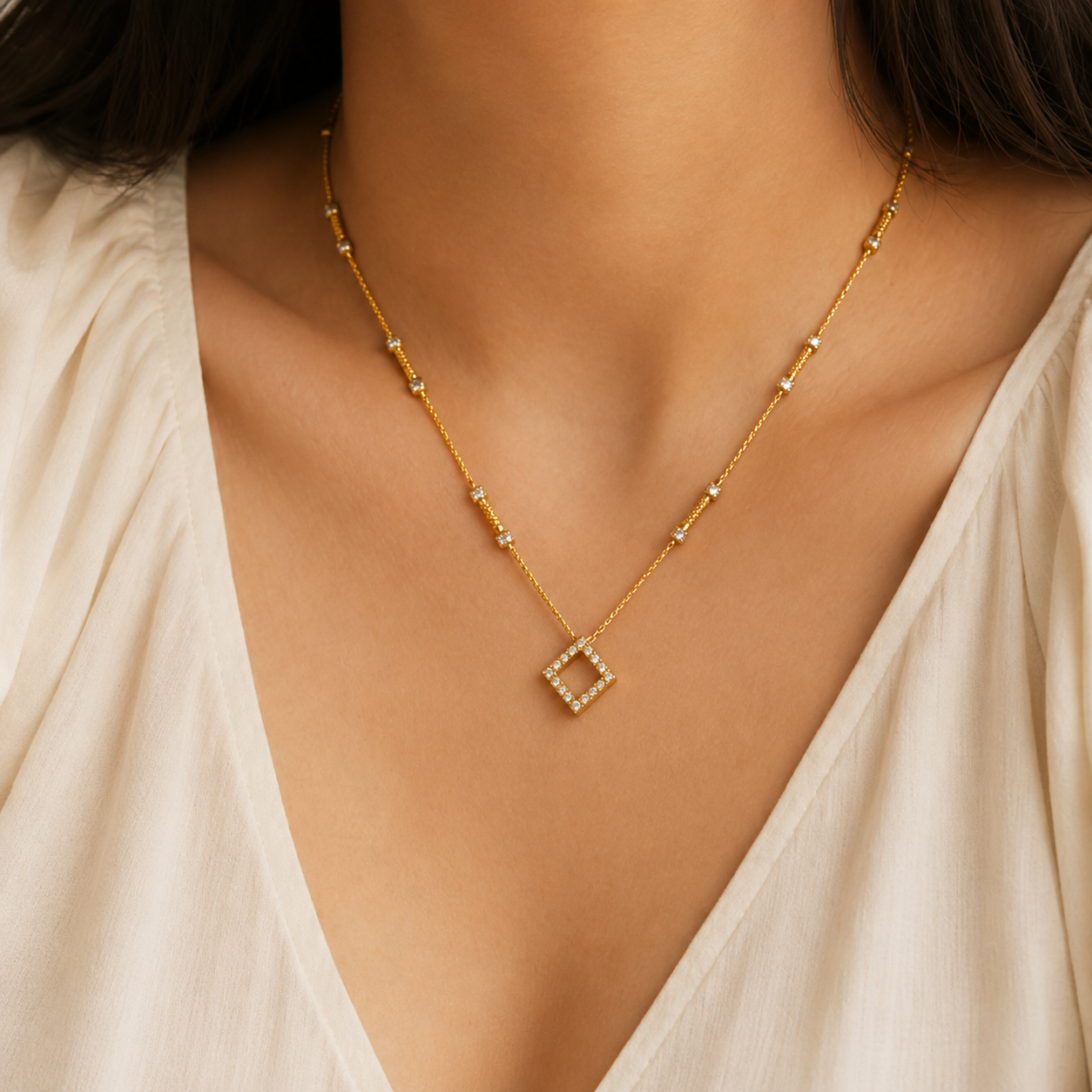 ROSE HALO MANGALSUTRA