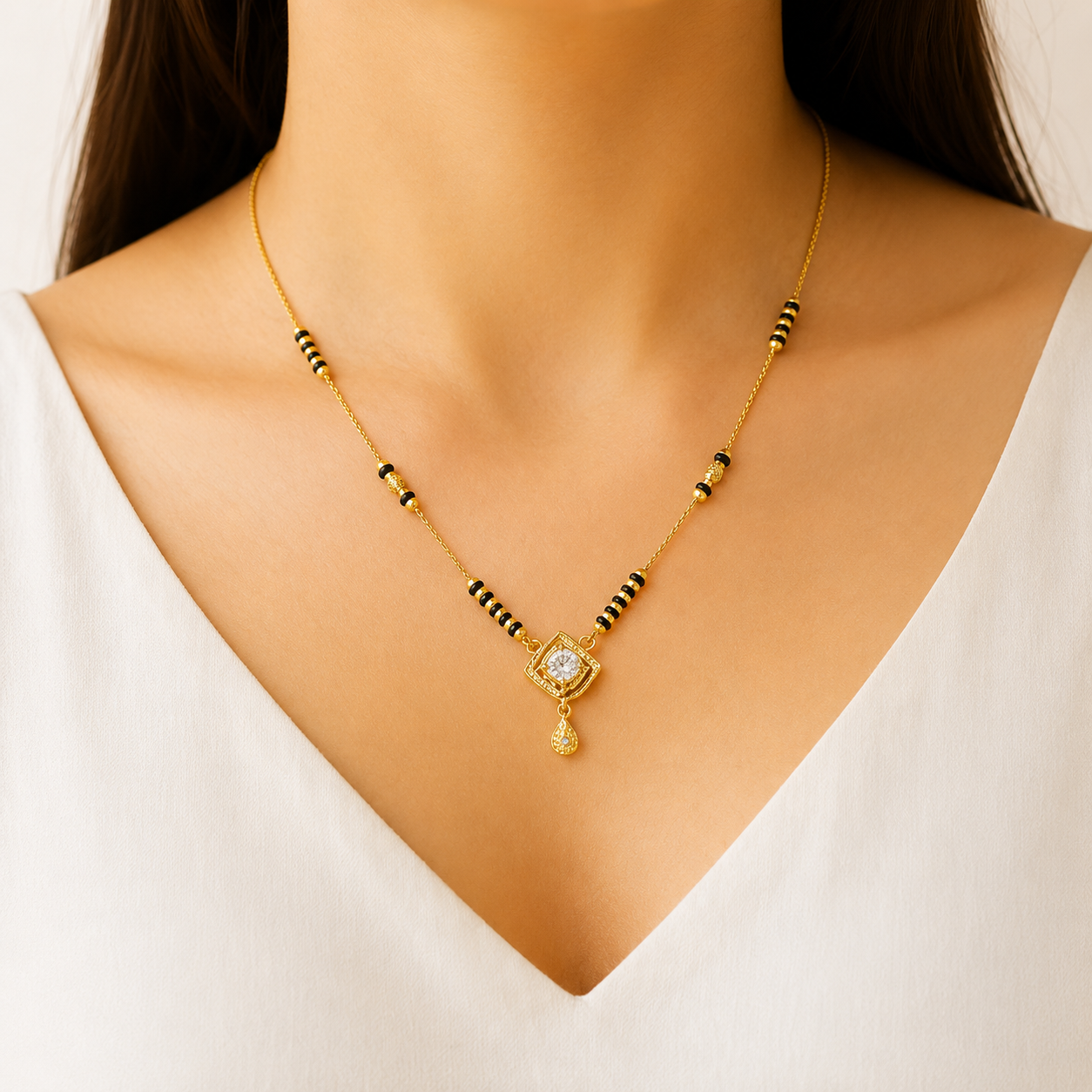 AURA DROP MANGALSUTRA