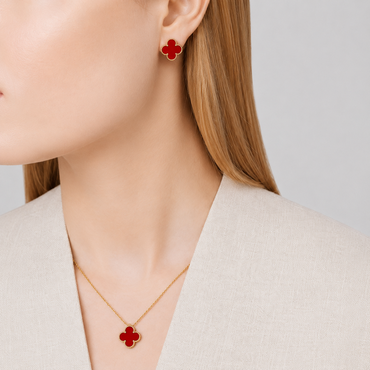 RED SHINE NECKLACE