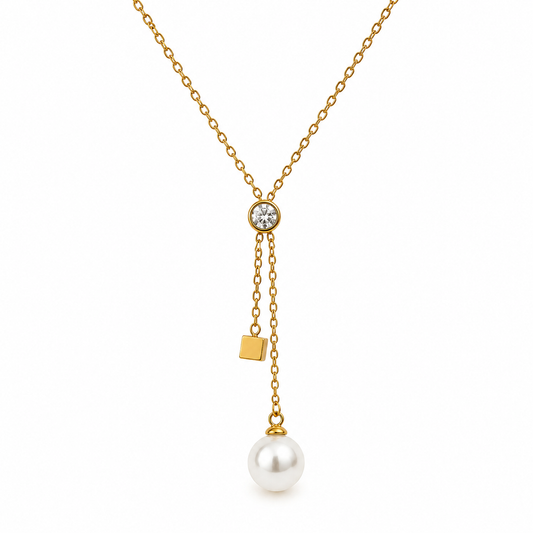 LUNA PEARL Y- CHAIN