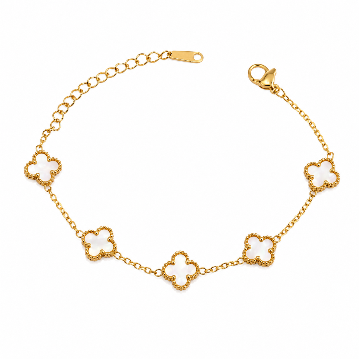 WHITE CLOVER BRACELET