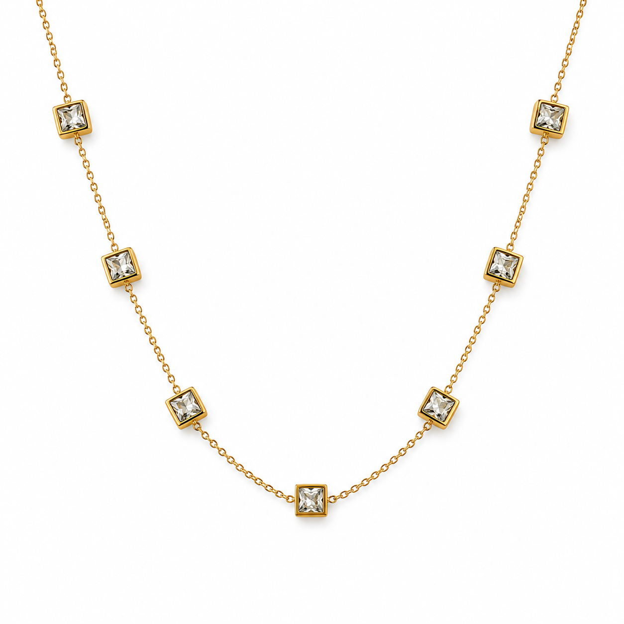 SQUARE GLOW NECKLACE