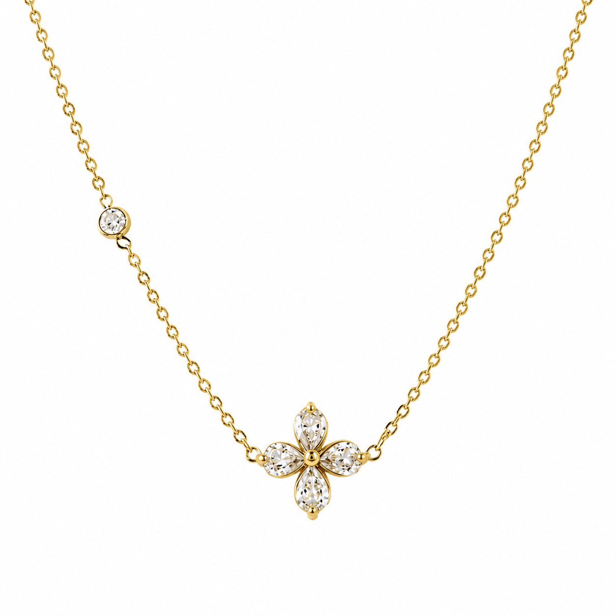 PEARL PETALS NECKLACE