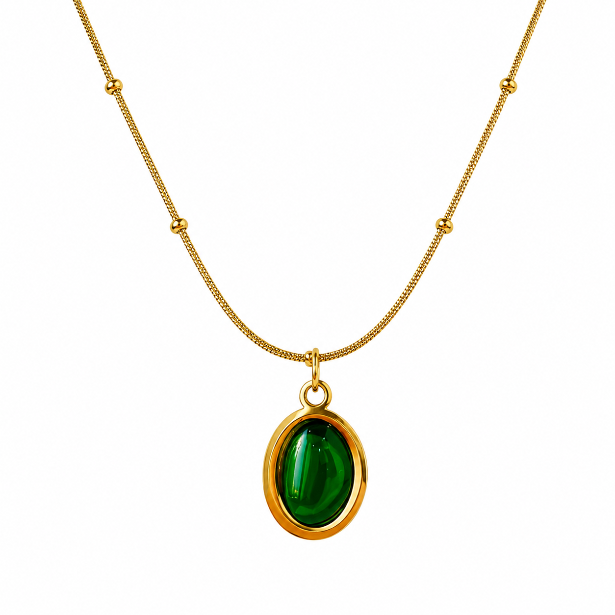 GREEN MUSE NECKLACE