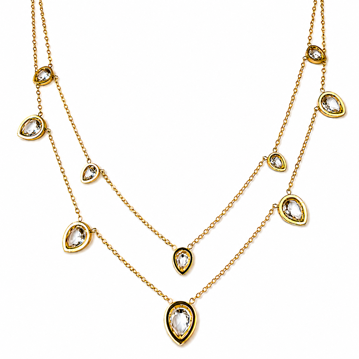 DROP SHAPE NECKLACE