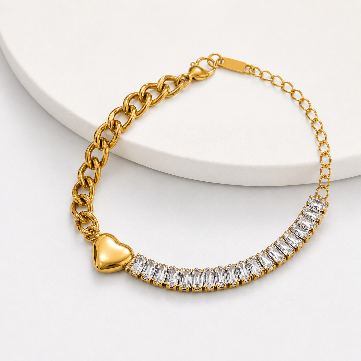HEART CHAIN BRACELET