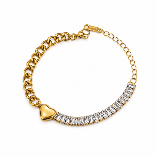 HEART CHAIN BRACELET