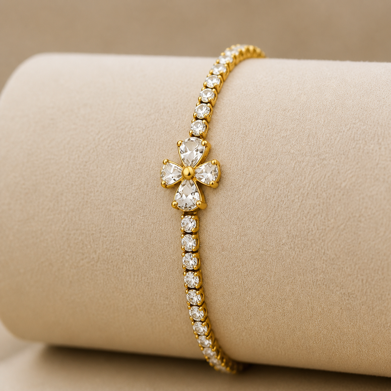 Sparkle Flower Bracelet