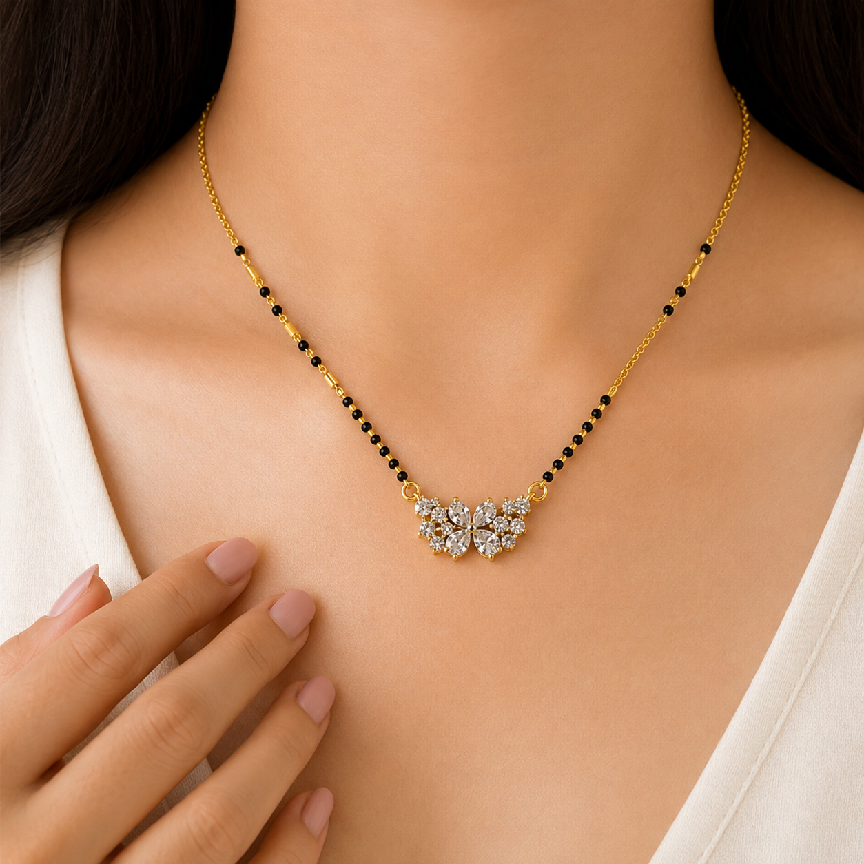 DIAMOND PETAL MAGALSUTTRA