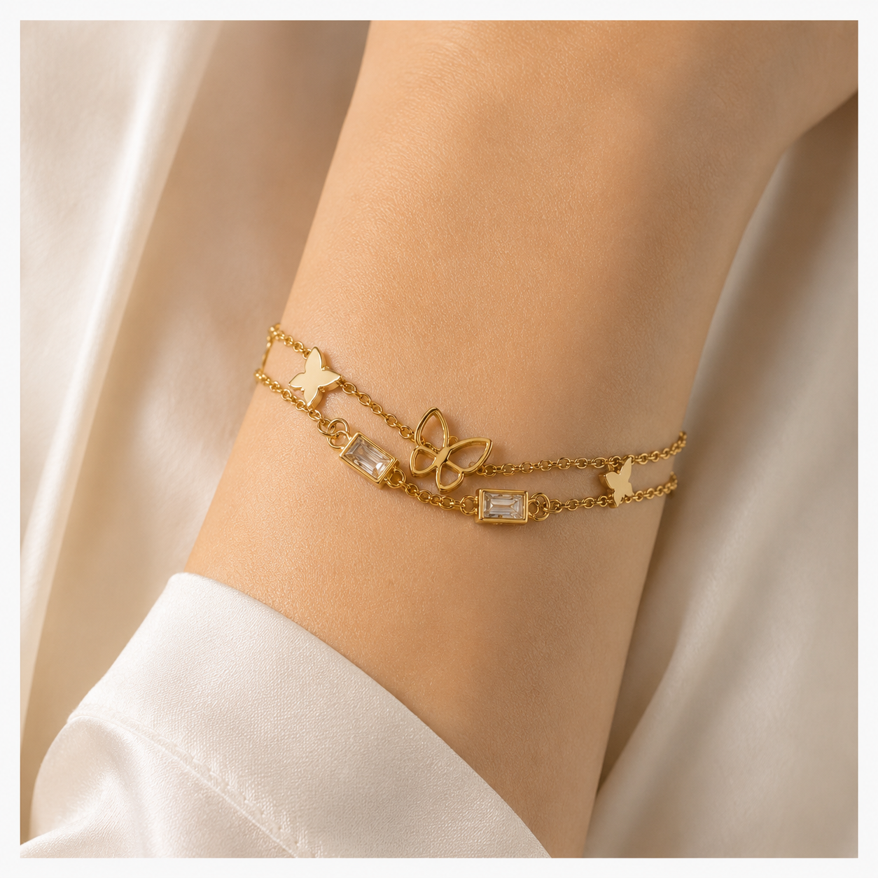 BUTTERFLY GRACE CHAIN BRACELETS