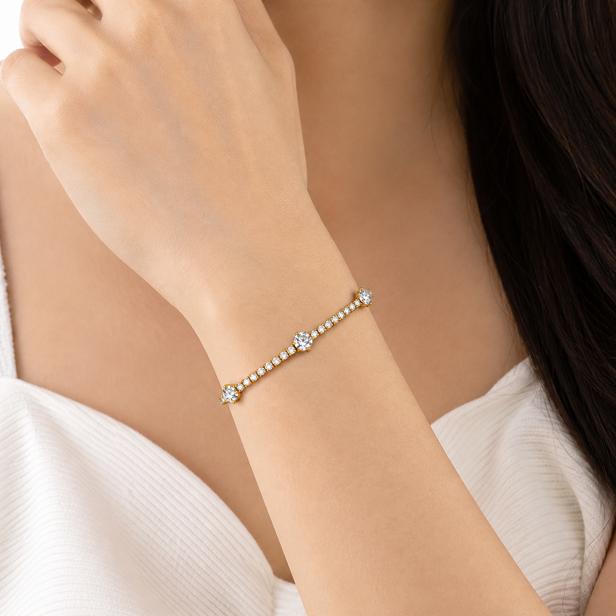 DAIMOND GLOW CHAIN BRACELET