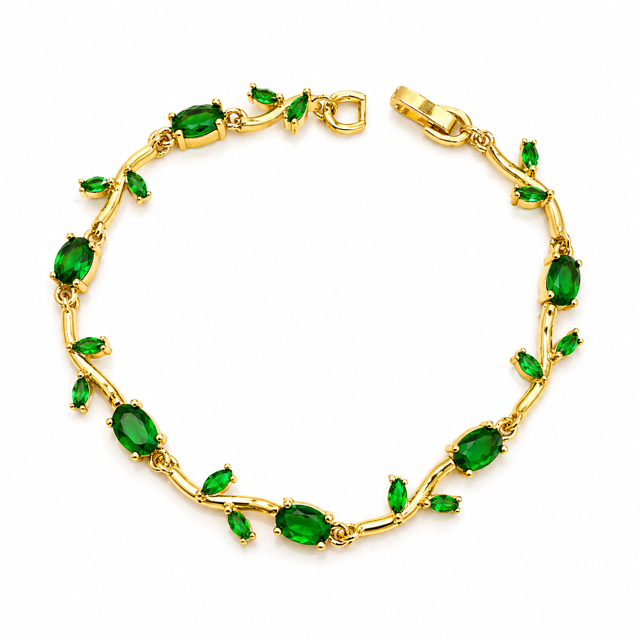 Green Tulip Bracelet