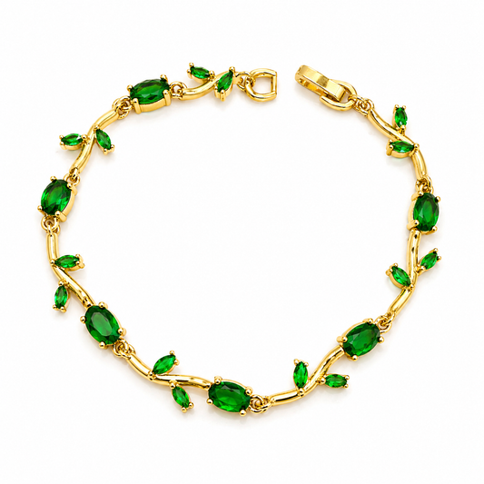 Green Tulip Bracelet