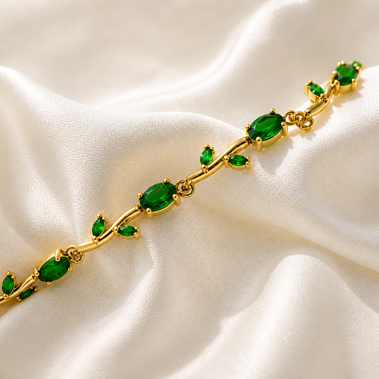 Green Tulip Bracelet