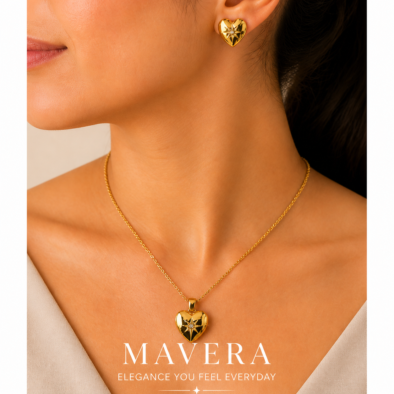 HEART SET NECKLACE