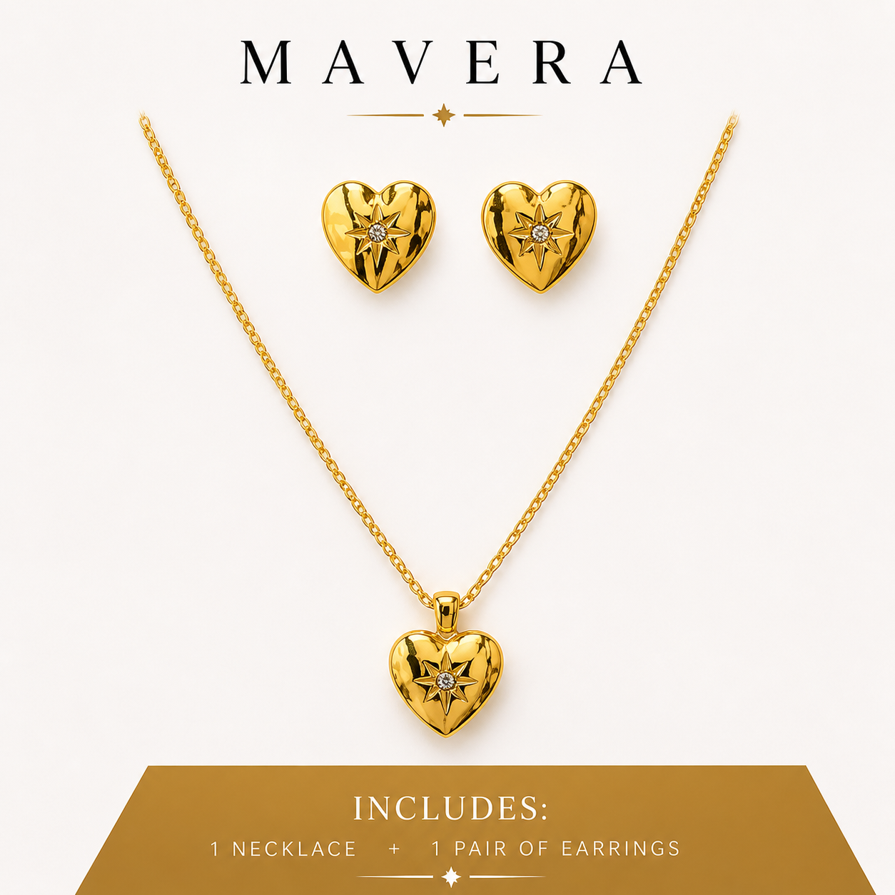 HEART SET NECKLACE