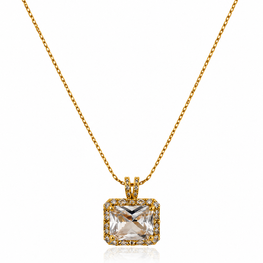 Royal Radiance Square Necklace
