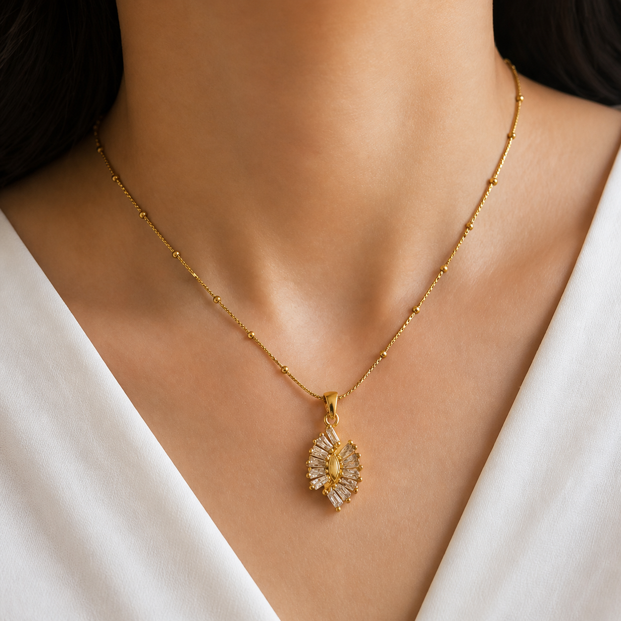 CELESTIA DROP NECKLACE