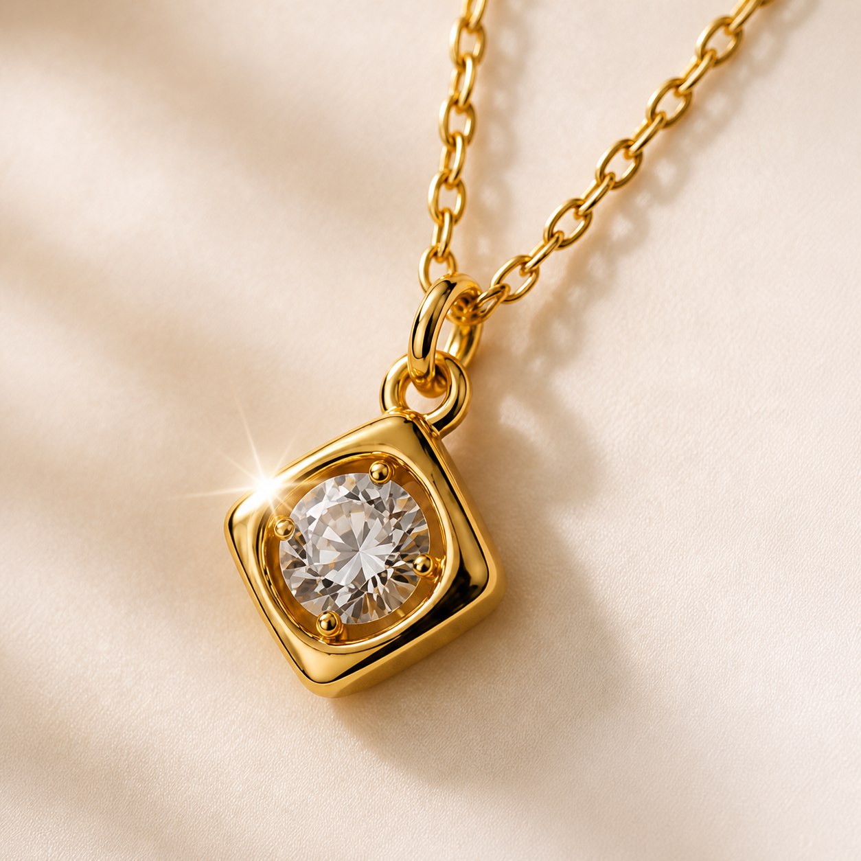 Chic Glow Drop Necklace