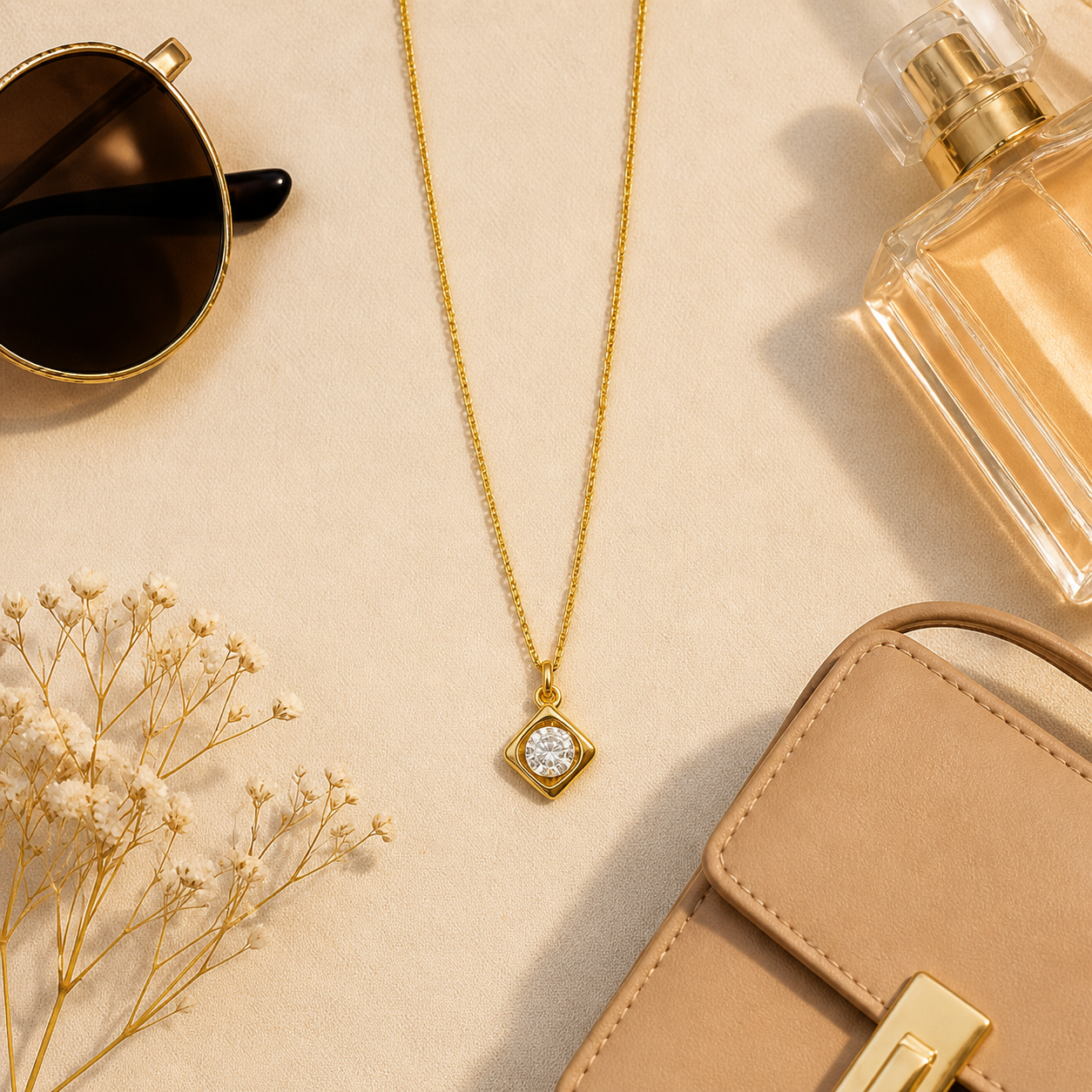 Chic Glow Drop Necklace