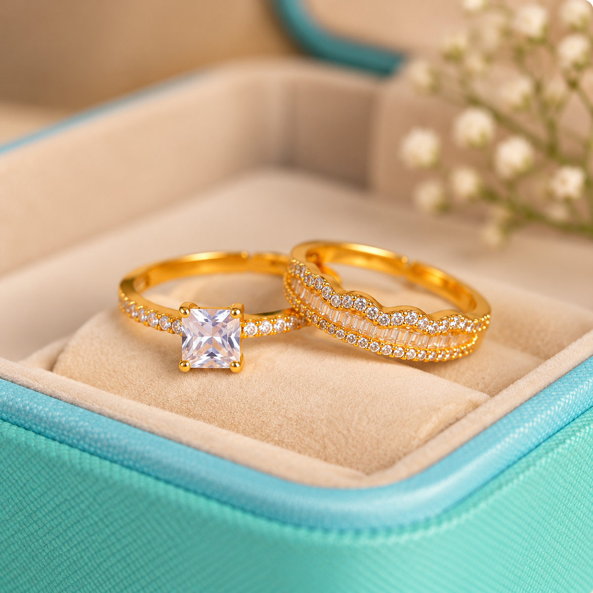 TWO LAYER ADJUSTABLE RING