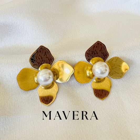 PEARL FLORA EARRINGS