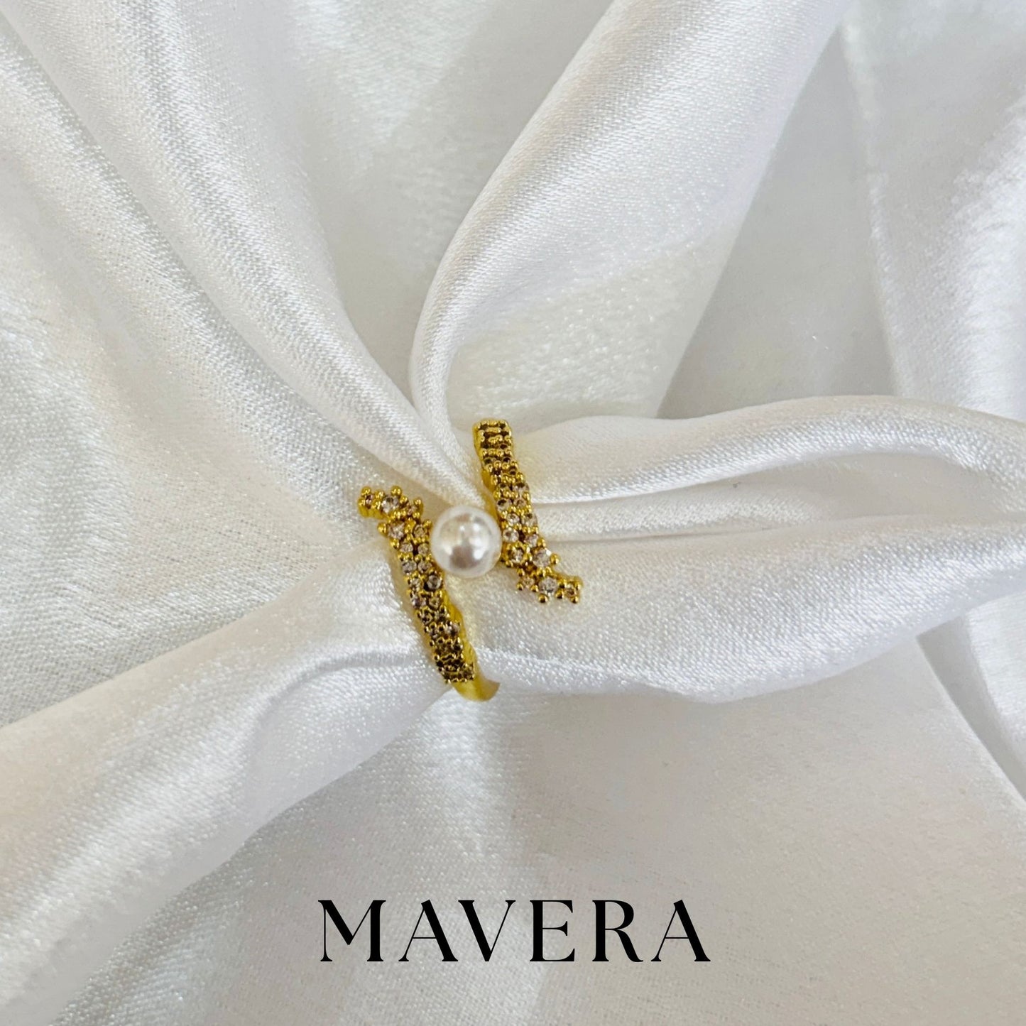 PEARL ADJUSTABLE RING