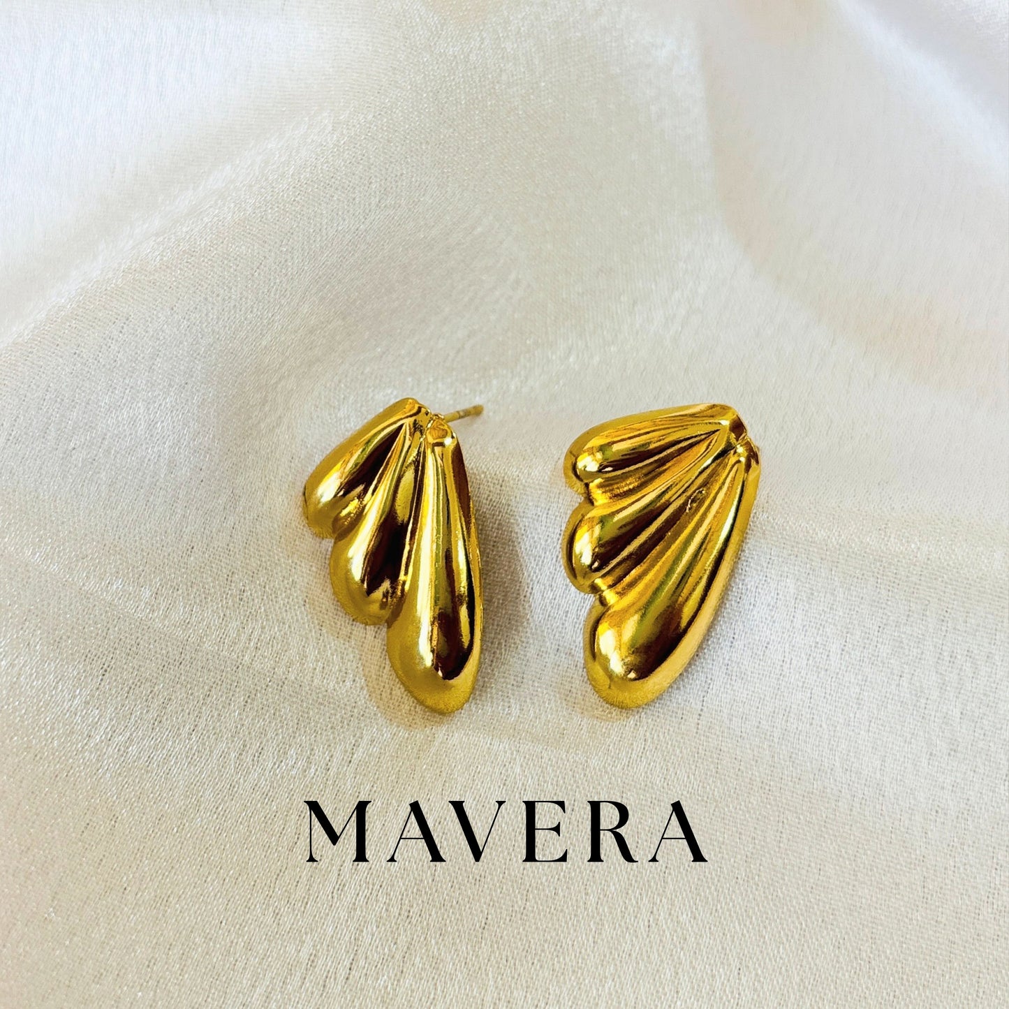 GILDED WEAVE EARRINGS