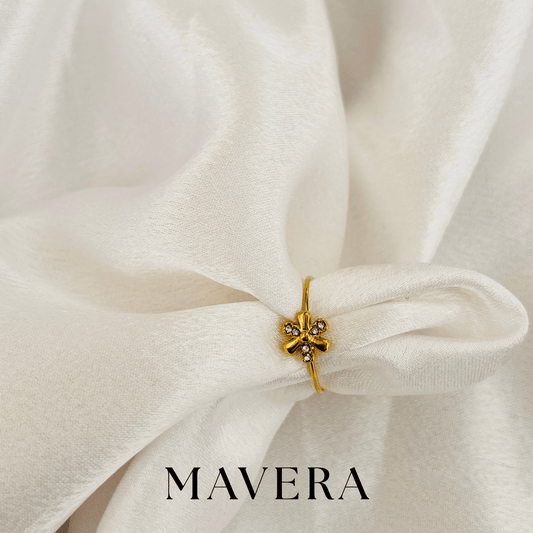 FLOWER ADJUSTABLE RING