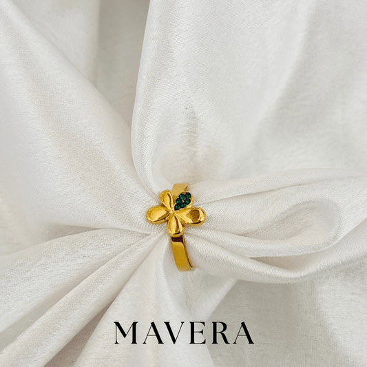CLOVER ADJUSTABLE RING