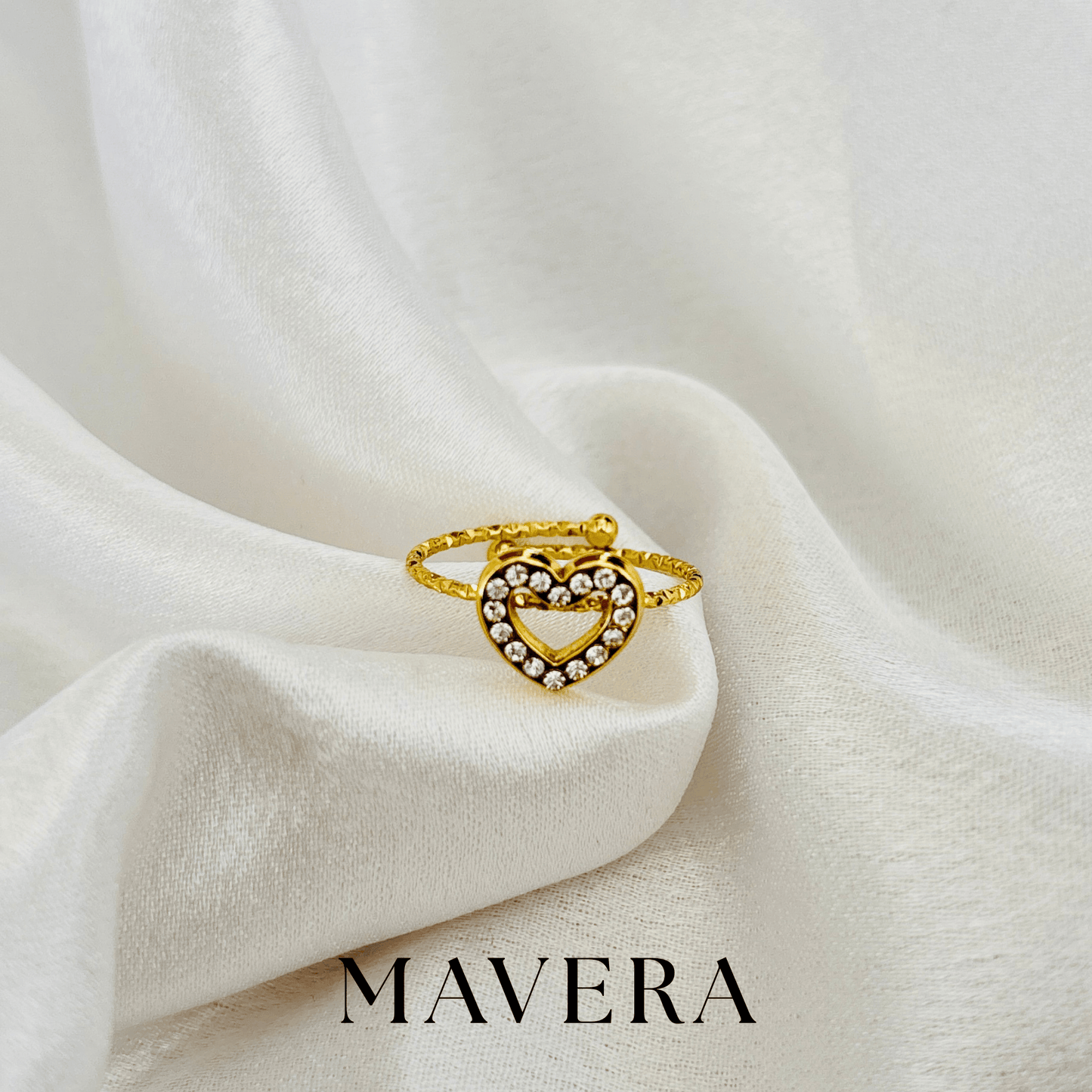HEART ADJUSTABLE RING