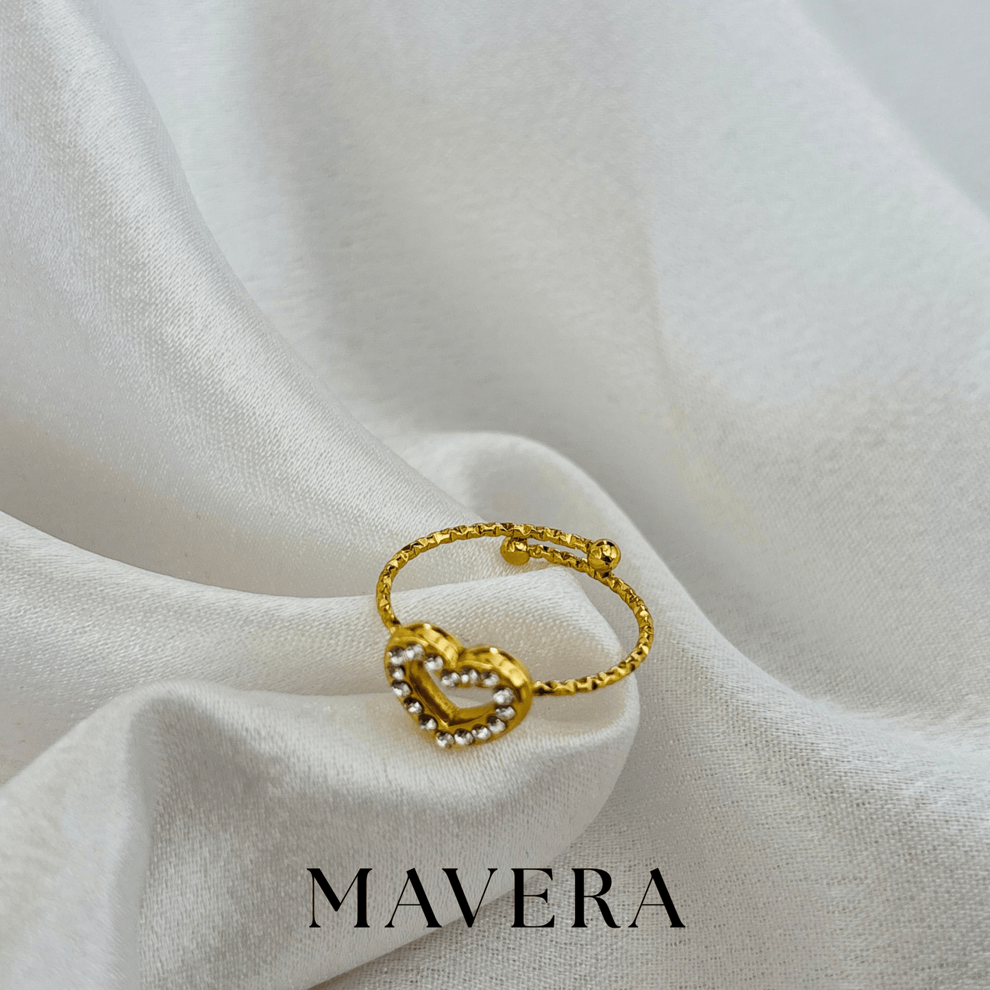 HEART ADJUSTABLE RING