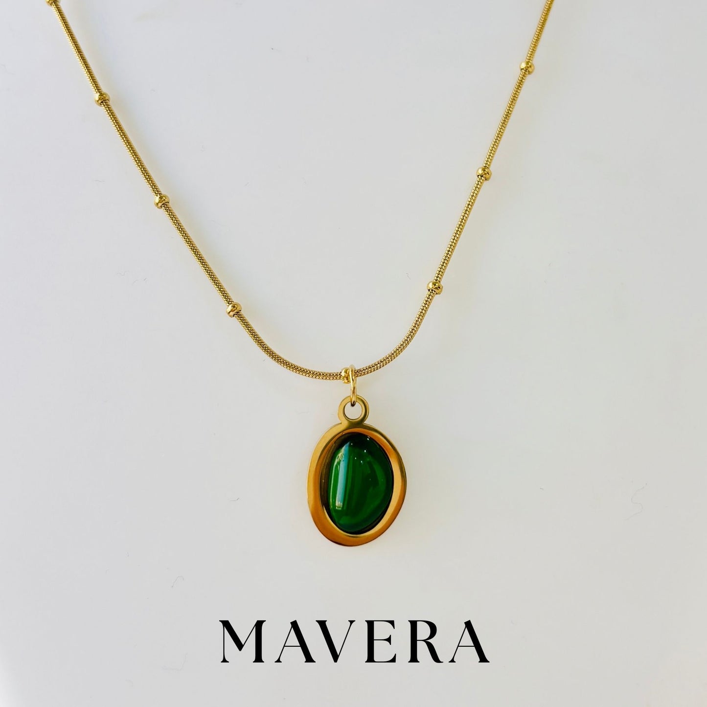 GREEN MUSE NECKLACE