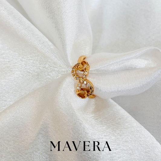 INFINITY ROSE GOLD ADJUSTABLE RING