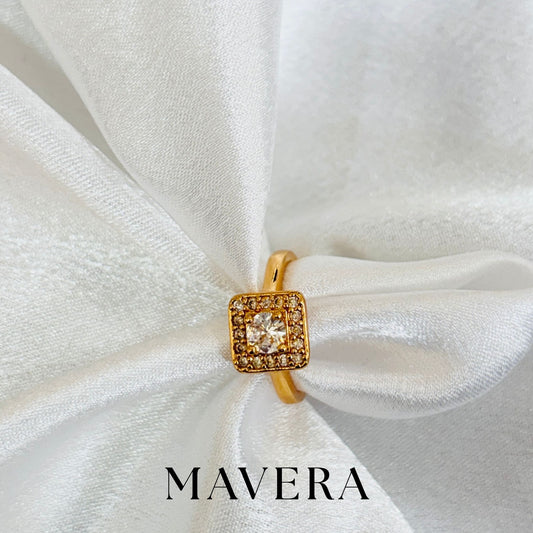 LUNA RAY ROSE GOLD ADJUSTABLE RING