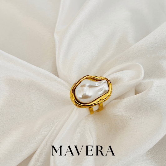 OPAL PEARL ADJUSTABLE RING