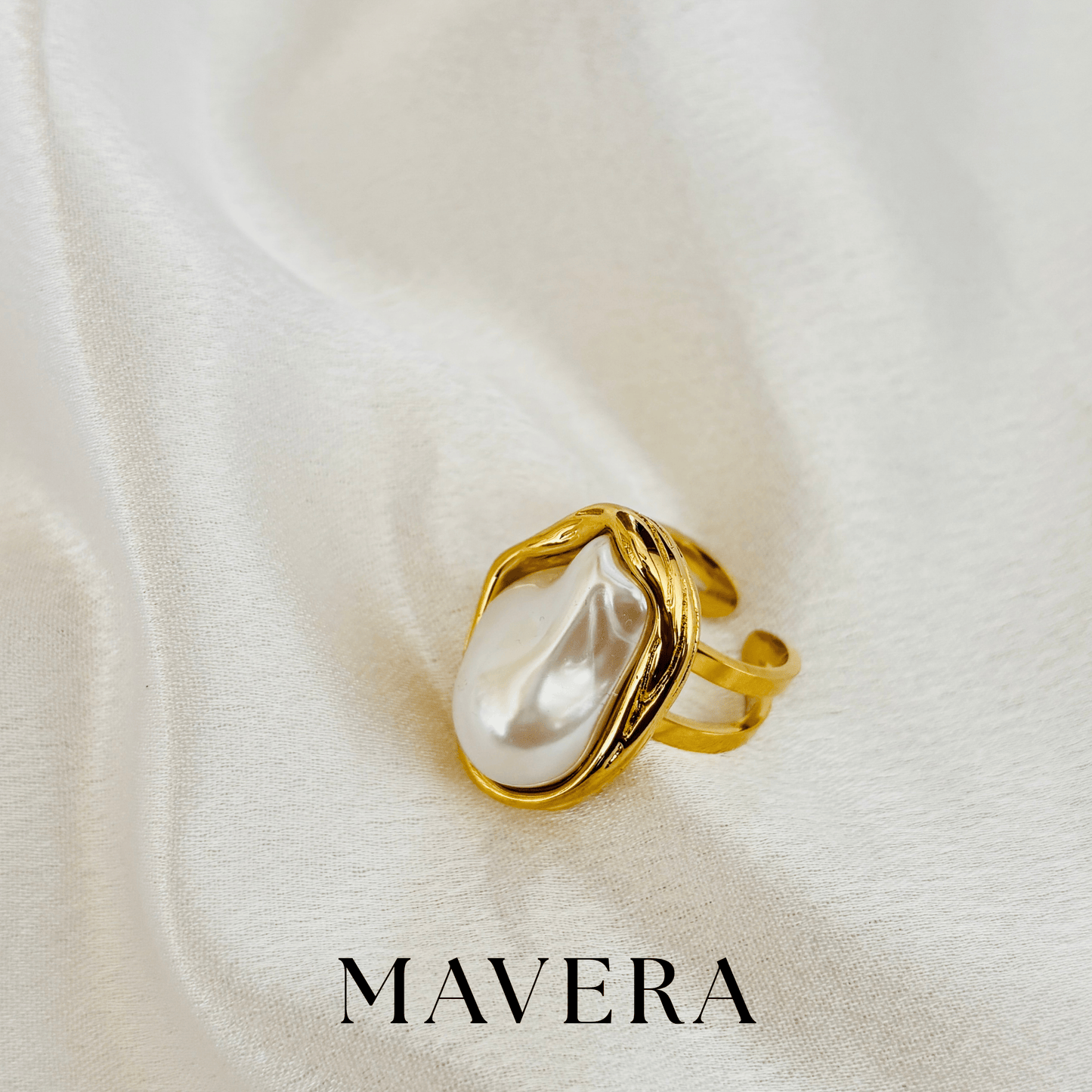 OPAL PEARL ADJUSTABLE RING