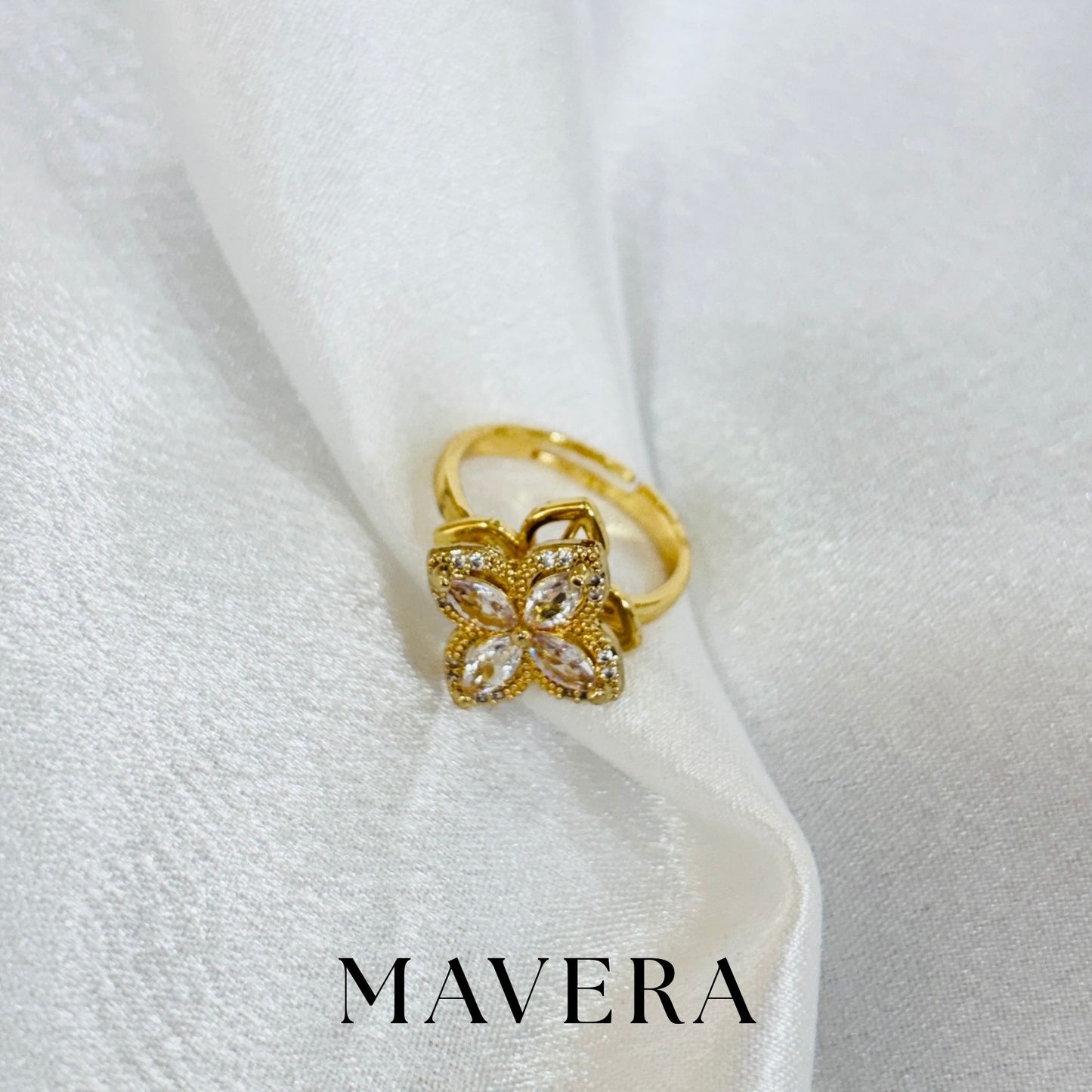 GUL BLOOM ADJUSTABLE RING