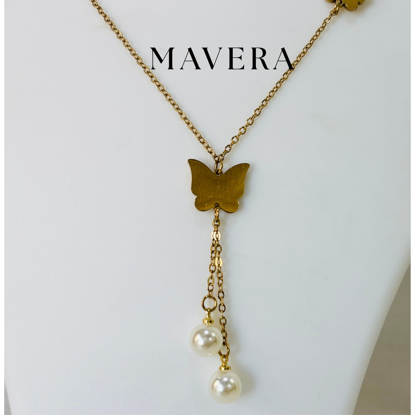 TRIO BUTTERFLY NECKLACE