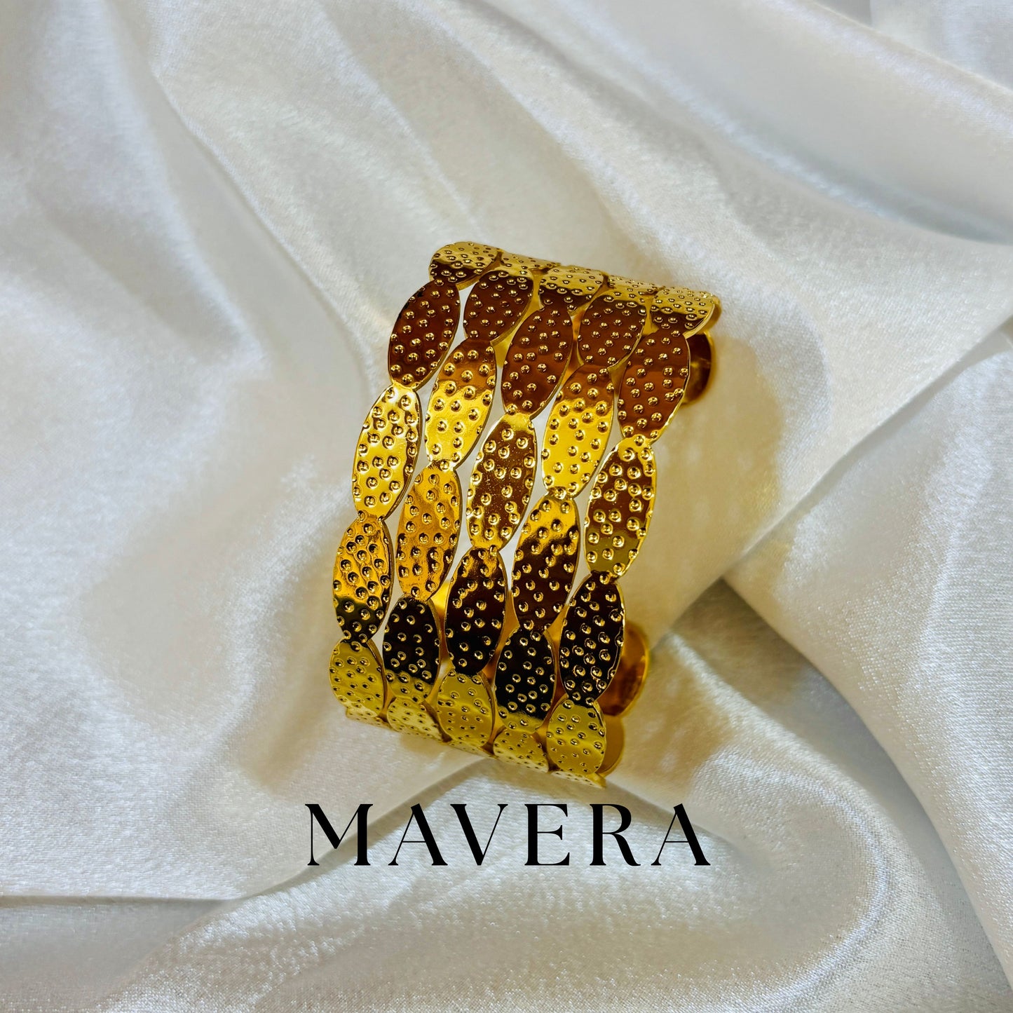 GOLD CUFF BANGLE BRACELET