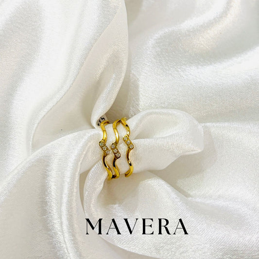 GOLDEN ORBIT LAYERS RING