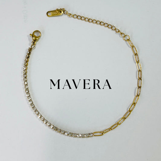 DIAMOND LINE CHAIN BRACELET